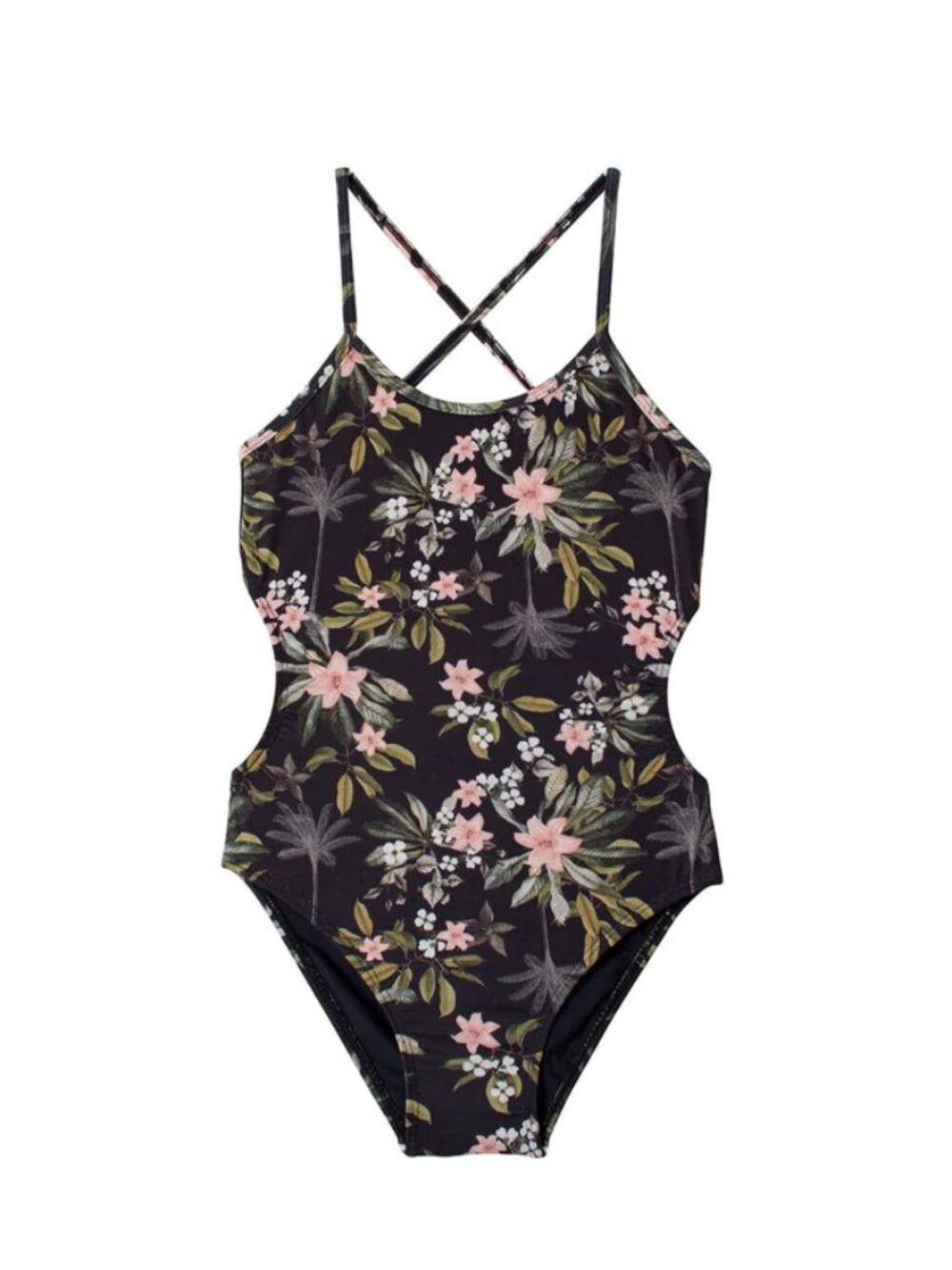 PQ Swim Kids Gasparilla Ayah Cut Out One Piece